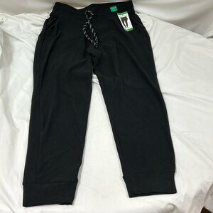 Marc New York Andrew Soft Black Rib Knit Jogger Pants Size X-LARGE